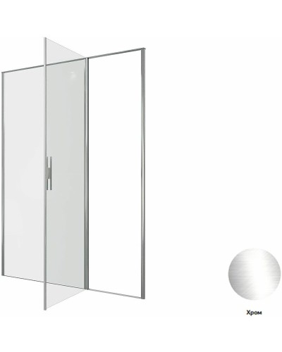 Душевая дверь Allen Brau Priority 160 3.31037.00 профиль Хром стекло прозрачное