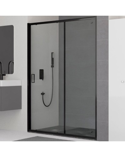 Душевая дверь RGW Classic CL-14B 120 32091412-14 профиль Черный стекло прозрачное