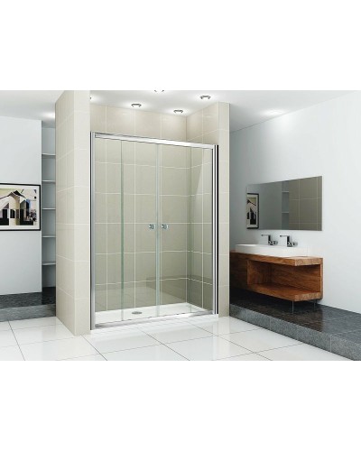 Душевая дверь Cezares Pratico 200 PRATICO-BF-2-200-C-Cr профиль Хром стекло прозрачное