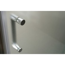 Душевая дверь BelBagno Uno 145 UNO-BF-1-145-P-Cr профиль Хром стекло рифленое