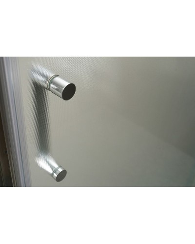 Душевая дверь BelBagno Uno 145 UNO-BF-1-145-P-Cr профиль Хром стекло рифленое