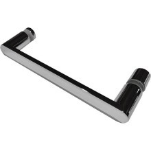 Душевая дверь Abber Sonnenstrand 90 AG04090M профиль Хром стекло матовое