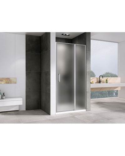 Душевая дверь Abber Sonnenstrand 100 AG04100MS профиль Хром стекло матовое