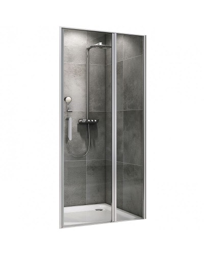 Душевая дверь Abber Sonnenstrand 140 AG04140S профиль Хром стекло прозрачное