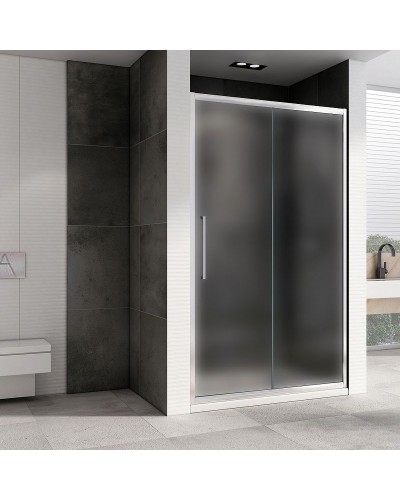 Душевая дверь Abber Schwarzer Diamant 140 AG30140MH профиль Хром стекло матовое