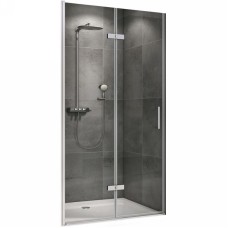 Душевая дверь Abber Zart 70 AG08070P профиль Хром стекло прозрачное