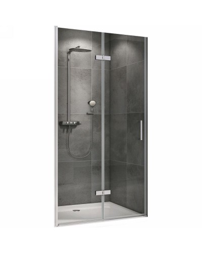 Душевая дверь Abber Zart 70 AG08070P профиль Хром стекло прозрачное