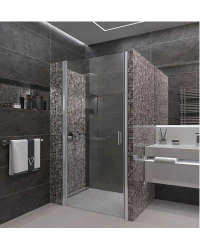 Душевая дверь Veconi Vianno VN-43S 90 VN43S-90-01-C5 профиль Хром стекло прозрачное