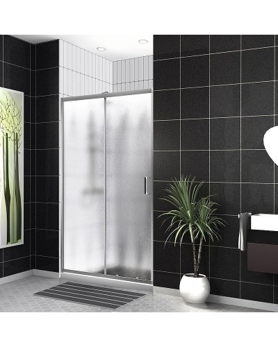 Душевая дверь BelBagno Uno 110 UNO-195-BF-1-110-CH-CR профиль Хром стекло шиншилла