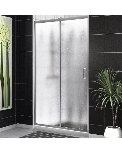 Душевая дверь BelBagno Uno 110 UNO-195-BF-1-110-CH-CR профиль Хром стекло шиншилла