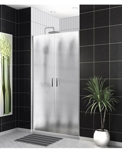 Душевая дверь BelBagno Uno 110 UNO-B-2-110-CH-Cr профиль Хром стекло шиншилла