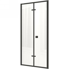 Душевая дверь Cerutti SPA Bella 80 D81B профиль Черный стекло прозрачное