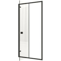 Душевая дверь Cerutti SPA Bella 80 D81B профиль Черный стекло прозрачное