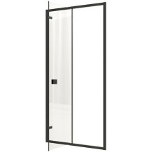 Душевая дверь Cerutti SPA Bella 80 D81B профиль Черный стекло прозрачное