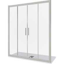 Душевая дверь Good Door Cofe WTW-TD-160-C-CH 160 КФ00033 профиль Хром стекло прозрачное