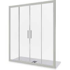 Душевая дверь Good Door Cofe WTW-TD-170-C-CH 170 КФ00034 профиль Хром стекло прозрачное