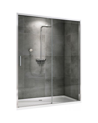 Душевая дверь Abber Komfort 150 AG93150 профиль Хром стекло прозрачное