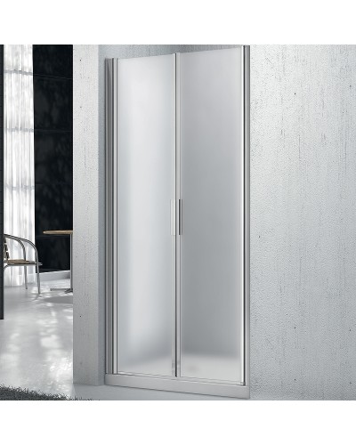 Душевая дверь BelBagno Sela 115 SELA-B-2-115-P-Cr профиль Хром стекло рифленое