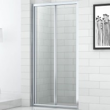 Душевая дверь в нишу Cezares Eco BS-90 профиль Хром стекло прозрачное