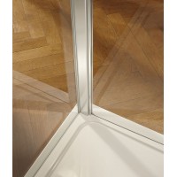 Душевая дверь Jacob Delafon Contra 140 E22C140-GA профиль Хром стекло прозрачное