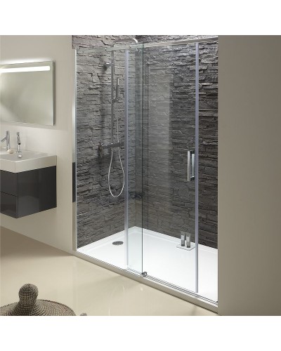 Душевая дверь Jacob Delafon Contra 160 E22C160-GA профиль Хром стекло прозрачное