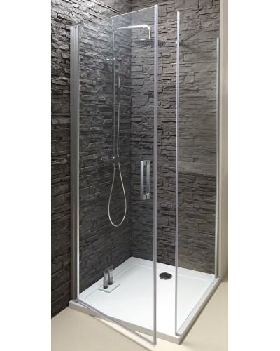 Душевая дверь Jacob Delafon Contra 120 E22T121-GA профиль Хром стекло прозрачное