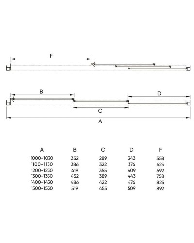 Душевая дверь 100 см Veconi Vianno VN31-100-01-C5 прозрачное