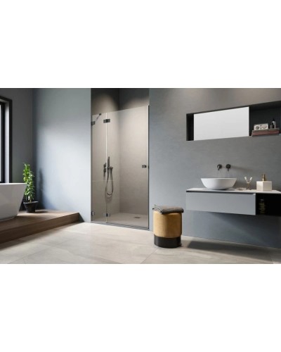 Душевая дверь Radaway Essenza Pro Black DWJ 110 L прозрачное