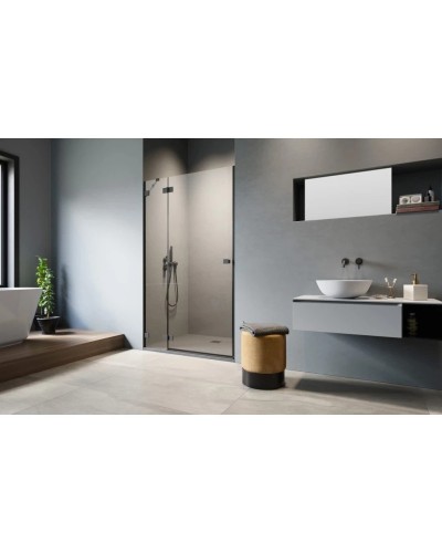 Душевая дверь Radaway Essenza Pro Black DWJ 110 L прозрачное