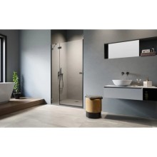 Душевая дверь Radaway Essenza Pro Black DWJ 130 L прозрачное