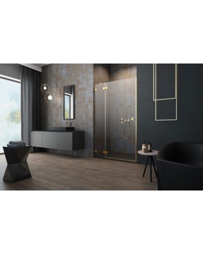 Душевая дверь Radaway Essenza Pro Gold DWJ 130 L прозрачное