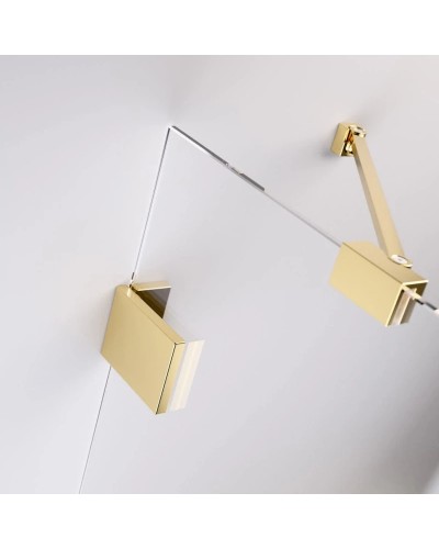 Душевая дверь Radaway Essenza Pro Gold DWJ 130 L прозрачное