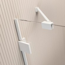 Душевая дверь Radaway Essenza Pro White DWJ 80 L прозрачное