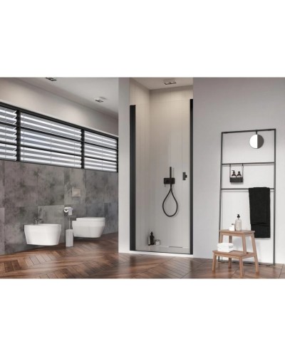 Душевая дверь Radaway Nes 8 Black DWJ I 70 L прозрачное