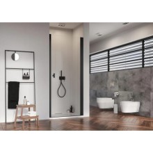 Душевая дверь Radaway Nes 8 Black DWJ I 70 R прозрачное