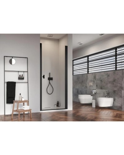 Душевая дверь Radaway Nes 8 Black DWJ I 90 R прозрачное