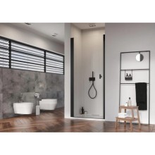 Душевая дверь Radaway Nes 8 Black DWJ I 100 L прозрачное