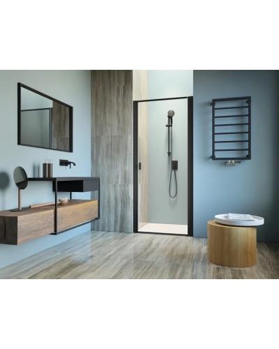 Душевая дверь Radaway Nes 8 Black DWJ I Frame 90 R прозрачное