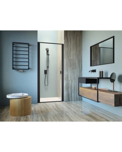 Душевая дверь Radaway Nes 8 Black DWJ I Frame 100 L прозрачное