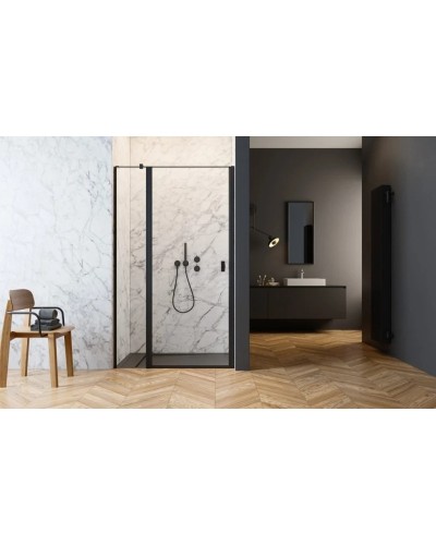 Душевая дверь Radaway Nes Black DWJ II 80 L прозрачное