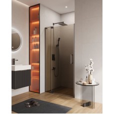 Душевая дверь в нишу CEZARES SLIDER-B-1-90/100-BR-GM