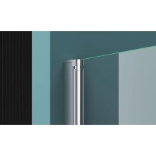 Душевая дверь 155 см BelBagno Etna ETNA-B-11-100+60-C-Cr прозрачное