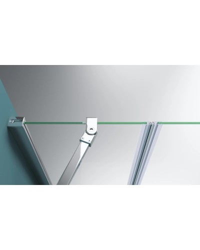 Душевая дверь 165 см BelBagno Etna ETNA-B-11-100+70-C-Cr прозрачное