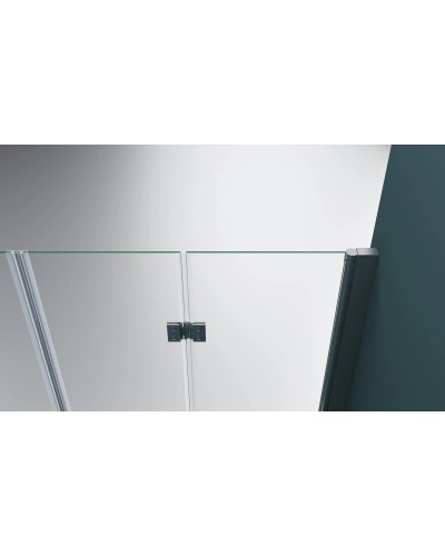 Душевая дверь 155 см BelBagno Albano ALBANO-BS-13-100+60-C-Cr прозрачное