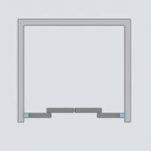 Душевая дверь в нишу Radaway Idea DWD 180x200 профиль Хром стекло прозрачное