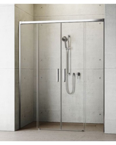 Душевая дверь в нишу Radaway Idea DWD 200x200 профиль Хром стекло прозрачное