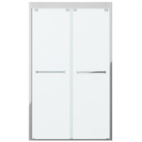 Душевая дверь Bravat Stream 120 BD120.4203S профиль Хром стекло прозрачное