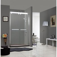 Душевая дверь Bravat Stream 120 BD120.4203S профиль Хром стекло прозрачное