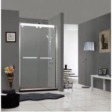 Душевая дверь Bravat Stream 120 BD120.4203S профиль Хром стекло прозрачное