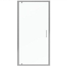 Душевая дверь Bravat Line 100 BD100.4111A профиль Хром стекло прозрачное